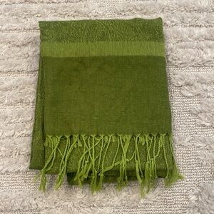 Vintage Green Pashmina scarf